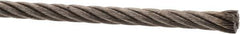 Value Collection - 3/16" Diam, Aircraft Cable - 3,700 Lb Breaking Strength, 7 x 19 Strand Core - All Tool & Supply