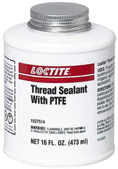 Loctite - 16 Fluid Ounce Brush Top Can, White, Paste Chemical Pipe Thread Sealant - Series 5113 - All Tool & Supply