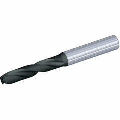 Screw Machine Length Drill Bit: 0.6875″ Dia, 140 °, Solid Carbide Multilayer TiAlN Finish, Right Hand Cut, Spiral Flute, Straight-Cylindrical Shank, Series B291-YPL