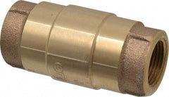 Strataflo - 3/4" Brass Check Valve - Inline, FNPT x FNPT, 200 WOG - All Tool & Supply