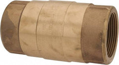 Strataflo - 2-1/2" Brass Check Valve - Inline, FNPT x FNPT, 200 WOG - All Tool & Supply