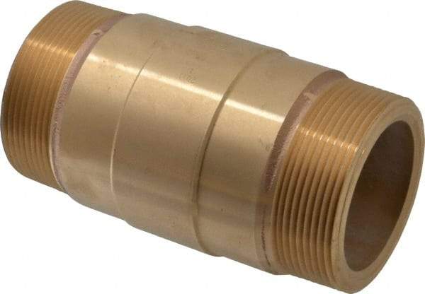 Strataflo - 3" Brass Check Valve - Inline, MNPT x MNPT, 200 WOG - All Tool & Supply