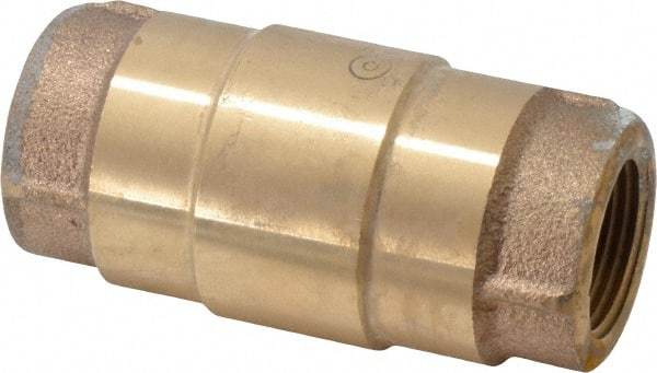 Strataflo - 3/4" Brass Check Valve - Inline, FNPT x FNPT, 400 WOG - All Tool & Supply