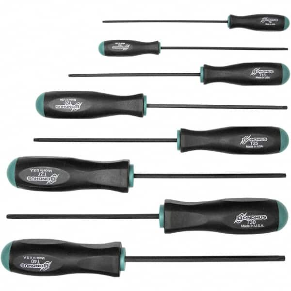 Bondhus - Screwdriver Sets Screwdriver Types Included: Torx Number of Pieces: 8 - All Tool & Supply