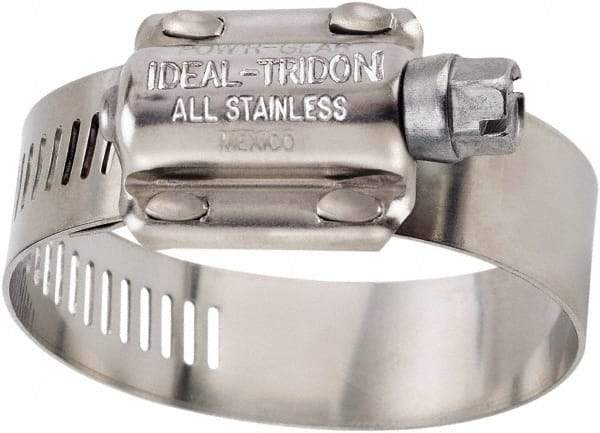 IDEAL TRIDON - SAE Size 862, 7-3/4 to 8-5/8" Diam, Stainless Steel High Torque Worm Drive Clamp - 5/8" Wide, Material Grade 304, Series 60 - All Tool & Supply