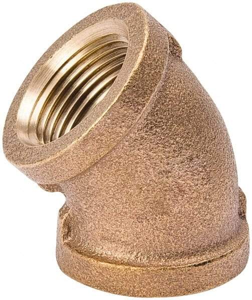 Value Collection - Class 125, 3/4" Internal Pipe, Red Brass 45° Elbow - MPT - All Tool & Supply