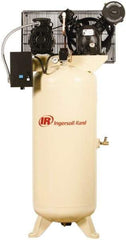 Ingersoll-Rand - 5 hp, 60 Gal Stationary Electric Vertical Air Compressor - Three Phase, 175 Max psi, 14 CFM, 460 Volt - All Tool & Supply