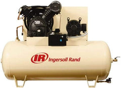 Ingersoll-Rand - 10 hp, 120 Gal Stationary Electric Vertical Air Compressor - Three Phase, 175 Max psi, 35 CFM, 460 Volt - All Tool & Supply