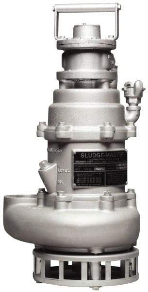 SandPIPER - 1/2" NPT, Submersible, Air Operated Diaphragm Pump - Aluminum Housing - All Tool & Supply