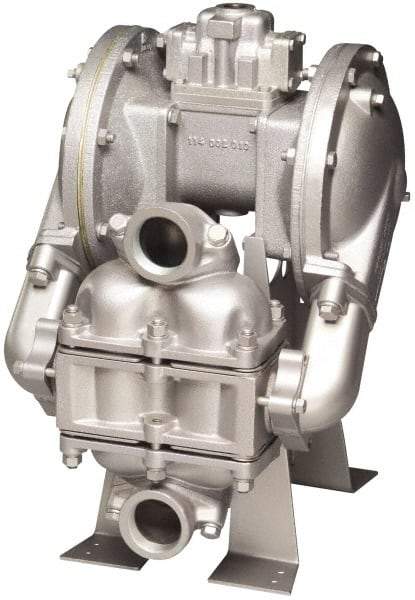 SandPIPER - Air Operated Diaphragm Pump - Santoprene Diaphragm, Aluminum Housing - All Tool & Supply