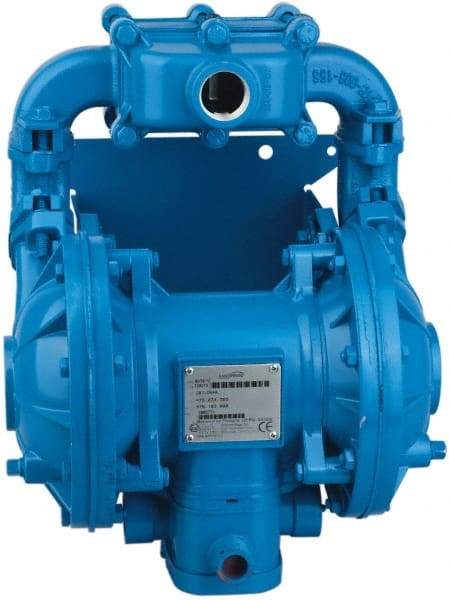 SandPIPER - Air Operated Diaphragm Pump - PTFE Diaphragm, Aluminum Housing - All Tool & Supply