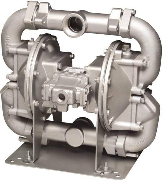 SandPIPER - Air Operated Diaphragm Pump - Buna Diaphragm, Aluminum Housing - All Tool & Supply