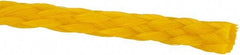 Value Collection - 1,000' Max Length Polypropylene Hollow Braid Flexible Rope - 3/8" Diam, 262 Lb Capacity - All Tool & Supply