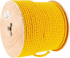 Value Collection - 600' Max Length Polypropylene Twisted Rope - 1/2" Diam, 472 Lb Capacity - All Tool & Supply