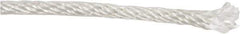 Value Collection - 1,000' Max Length Polyester Solid Braid Rope - 1/8" Diam, 49 Lb Capacity - All Tool & Supply