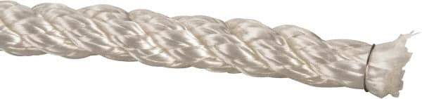 Value Collection - 600' Max Length Polyester Twisted Rope - 1/2" Diam, 636 Lb Capacity - All Tool & Supply