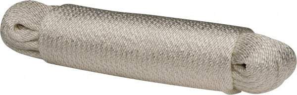 Value Collection - 100' Max Length Nylon Solid Braid Rope - 1/4" Diam, 135 Lb Capacity - All Tool & Supply