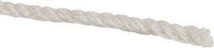 Value Collection - 1,200' Max Length Polyester Twisted Rope - 1/4" Diam, 165 Lb Capacity - All Tool & Supply