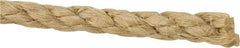 Value Collection - 500' Max Length Sisal Twisted Rope - 3/8" Diam, 108 Lb Capacity - All Tool & Supply