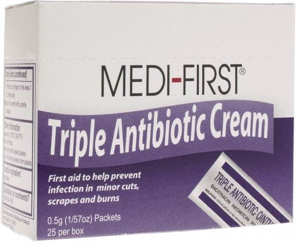 Medique - (25) 1/57 oz Wound Care Ointment - Comes in Box, Antibiotic and Triple Antibiotic Ointment - All Tool & Supply