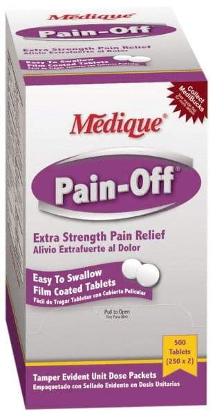 Medique - Pain-Off Tablets - Headache & Pain Relief - All Tool & Supply