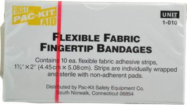 Medique - Fingertip Self-Adhesive Bandage - Yellow, Woven Fabric Bandage - All Tool & Supply