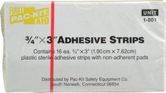 Medique - 3" Long x 3/4" Wide, General Purpose Self-Adhesive Bandage - Yellow, Plastic Bandage - All Tool & Supply