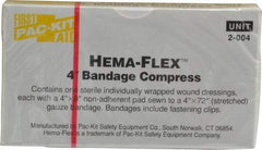 Medique - 4" Long x 4" Wide, General Purpose Compress - Yellow, Compress Bandage - All Tool & Supply