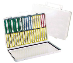 Medique - 31 & 36 Piece, 36 Person, Refill for Industrial First Aid Kit - 13-11/16" Wide x 2-3/4" Deep x 9-1/4" High, Plastic Case - All Tool & Supply