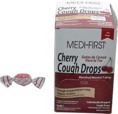 Medique - Cherry Flavor Medi-First Cough Drops Lozenges - Sore Throat Relief - All Tool & Supply