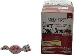 Medique - Cherry Flavor Medi-First Cough Drops Lozenges - Sore Throat Relief - All Tool & Supply