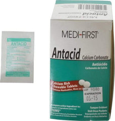 Medique - Mint Flavor Medi-First Antacid Tablets - Antacids & Stomach Relief - All Tool & Supply