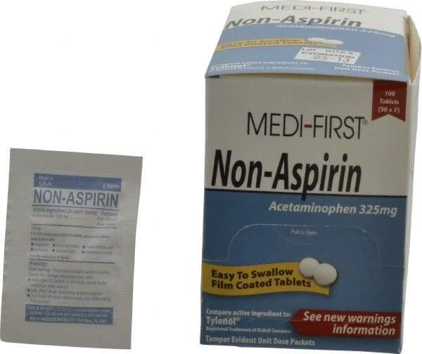 Medique - Medi-First Non-Aspirin Tablets - Headache & Pain Relief - All Tool & Supply