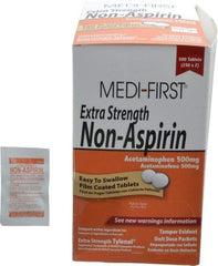 Medique - Medi-First Extra-Strength Non-Aspirin Tablets - Headache & Pain Relief - All Tool & Supply