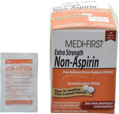 Medique - Medi-First Extra-Strength Non-Aspirin Tablets - Headache & Pain Relief - All Tool & Supply