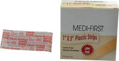 Medique - 3" Long x 1" Wide, General Purpose Self-Adhesive Bandage - Plastic Bandage - All Tool & Supply