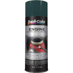 Dupli-Color - 12 oz Racing Green Automotive Heat Resistant Paint - Gloss Finish, 500°F Max Temp, Comes in Aerosol Can - All Tool & Supply