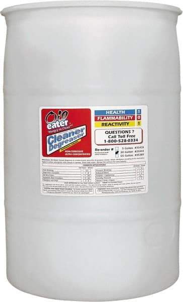 Oil Eater - 2-Butoxyethanol Multipurpose Cleaner/Degreaser - 30 Gal Drum - All Tool & Supply