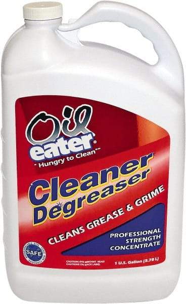 Oil Eater - 2-Butoxyethanol Multipurpose Cleaner/Degreaser - 1 Gal. Bottle, 30°F Freezing Point - All Tool & Supply