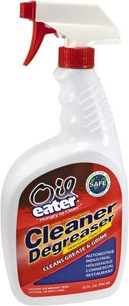 Oil Eater - 2-Butoxyethanol Multipurpose Cleaner/Degreaser - 32 oz. Spray Bottle, 30°F Freezing Point - All Tool & Supply