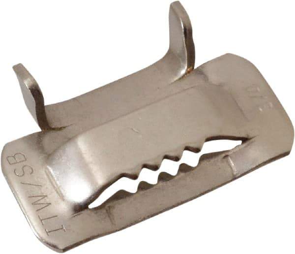 IDEAL TRIDON - Band Clamps & Buckles Type: Banding Strap Buckles Material: Stainless Steel - All Tool & Supply