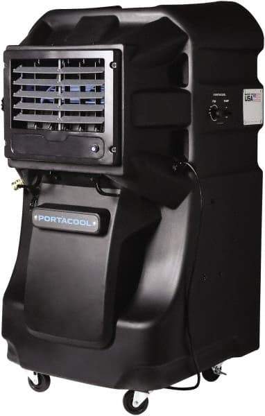 PortaCool - 30 Gal Capacity, 0.5 hp, 3,600 CFM Evaporative Cooler - 8 Amp Rating, 110/115 Volts, Infinitely Variable Speed - All Tool & Supply