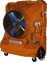 PortaCool - 36" Blade, 45 Gal Capacity, 1.5 hp, 12,500 CFM Evaporative Cooler - 14.8 Amp Rating, 120 Volts, Single Speed - All Tool & Supply