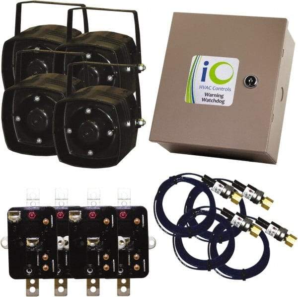 iO HVAC Controls - 1 or 3 Phase, 24 VAC, 0-2A Amp, 2 Max Fuse A, Air Conditioner Theft Alarm - 11" Wide x 11" Deep x 11" High, For Use with Condensing Unit - All Tool & Supply