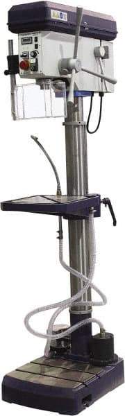 Palmgren - 16" Swing, Variable Speed Pulley Drill Press - 12 Speed, 2 hp, Single Phase - All Tool & Supply