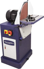 Palmgren - 20" Diam, 1,750 RPM, Single Phase Disc Sanding Machines - 22-11/16" Long Table x 8-1/2" Table Width, 27-3/4" Overall Length x 46-7/16" Overall Height - All Tool & Supply