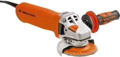 WALTER Surface Technologies - 4" Wheel Diam, 10,500 RPM, Corded Angle & Disc Grinder - 5/8-11 Spindle - All Tool & Supply