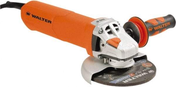 WALTER Surface Technologies - 6" Wheel Diam, 9,600 RPM, Corded Angle & Disc Grinder - 5/8-11 Spindle - All Tool & Supply