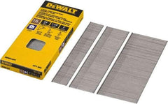 DeWALT - 18 Gauge 2" Long Brad Nails for Power Nailers - Steel, Bright Finish, Smooth Shank, Angled Stick Collation, Round Head, Chisel Point - All Tool & Supply