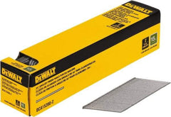 DeWALT - 15 Gauge 2" Long Finishing Nails for Power Nailers - Steel, Bright Finish, Smooth Shank, Angled Stick Collation, Round Head, Chisel Point - All Tool & Supply